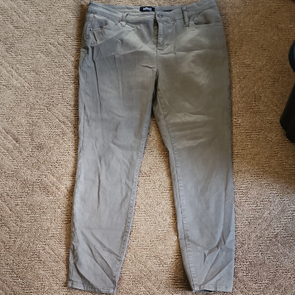 Buffalo David Bitton Women's Ankle Jeans in Gray